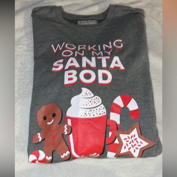 “Working On My Santa Bod” Sweatshirt- Size 2XL - Picture 5 of 8